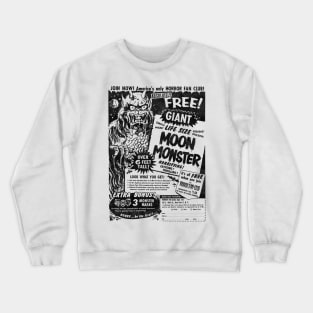 Life Size Moon Monster Crewneck Sweatshirt